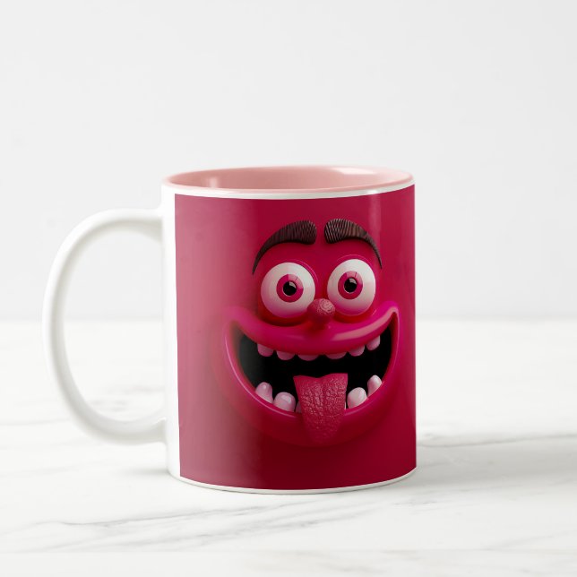 Emballage de mug 3D, drôle, risible Graphique d'em (Gauche)