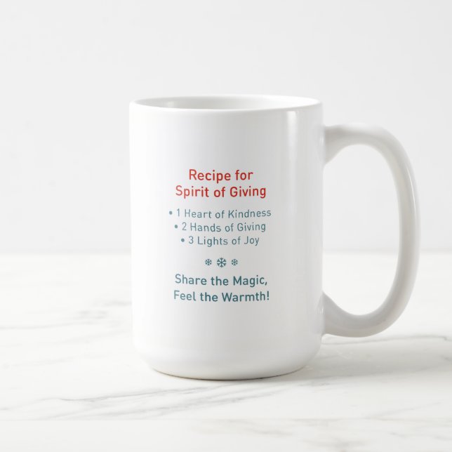 Emballage de mug de Noël Ourson Mignon (Droite)
