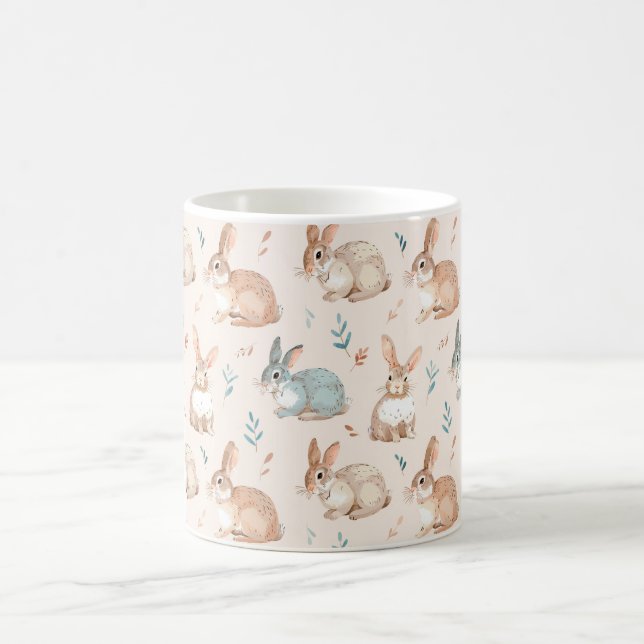 Emballage de mug doux lapin de Pâques (Centre)