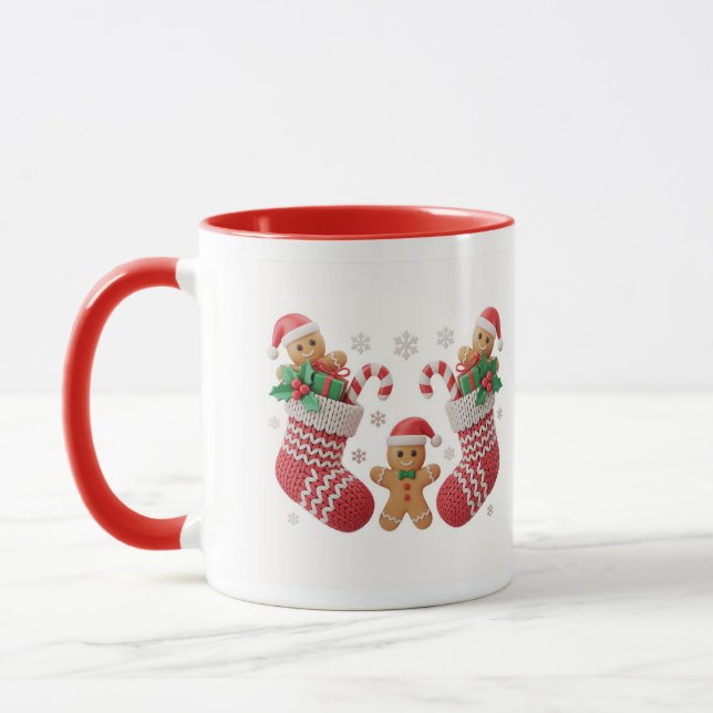 Emballage de mug en pâte d'épices mignon (Gauche)