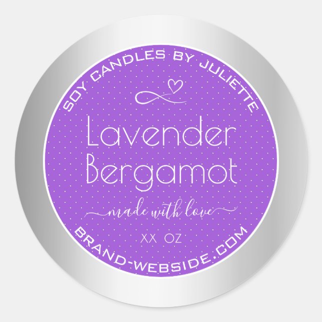 Emballage de produits Couleurs Étiquettes d'argent (Devant)