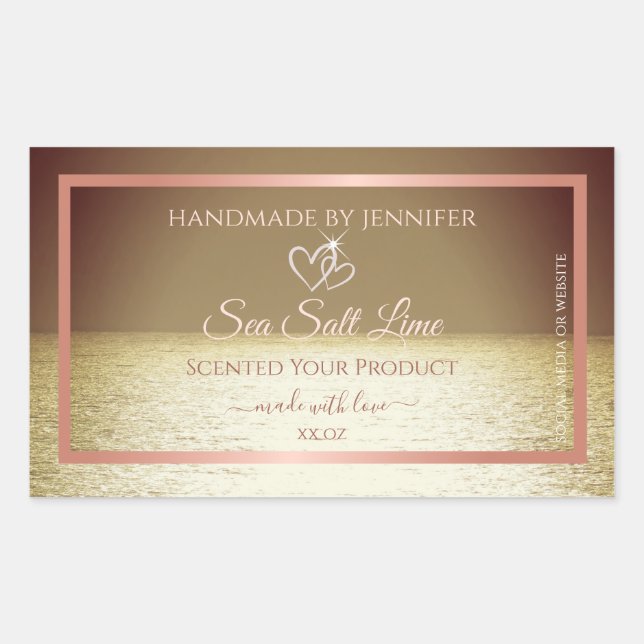 Emballage de produits modernes Étiquette Océan Bro (Devant)