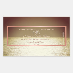 Emballage de produits modernes Étiquette Océan Bro