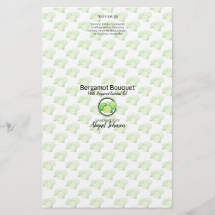 Emballage de savon Bergamot   Papier lin