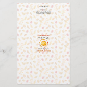 Emballage de savon citrouille   Papier lin