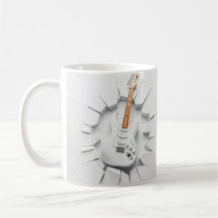 Emballage de tasse électrique de guitare 3d, conce