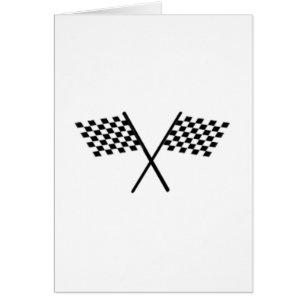 Emballage des drapeaux Checkered
