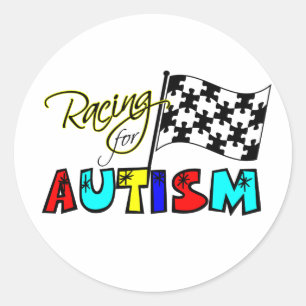 Emballage pour des autocollants d'autisme