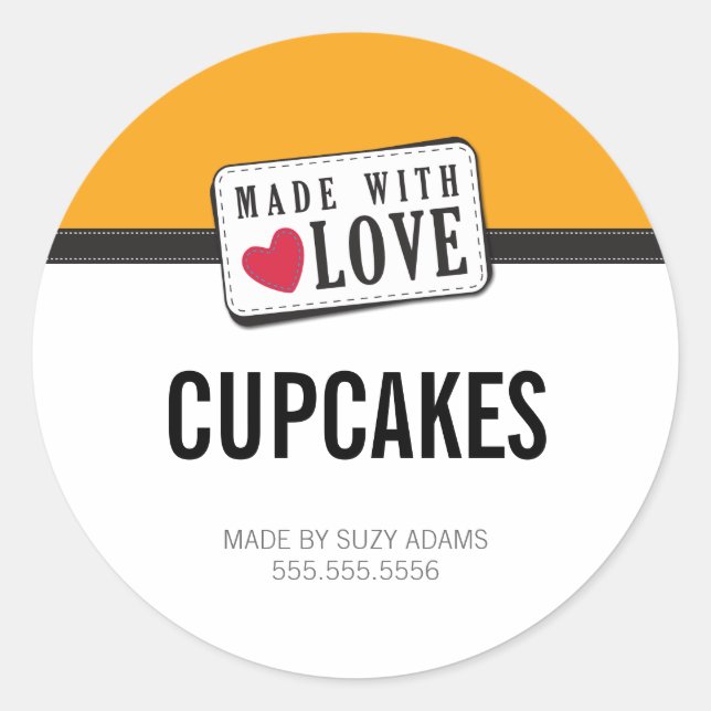 EMBALLAGE PRODUIT ÉTIQUETTE :: fait avec amour 2 (Devant)