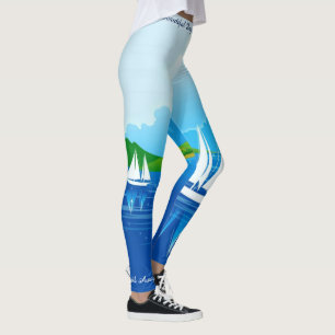 Embarquez sur les Leggings Yoga Pants Lake Boats