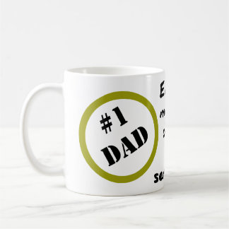 Embarras de ma tasse d'enfants pour le papa