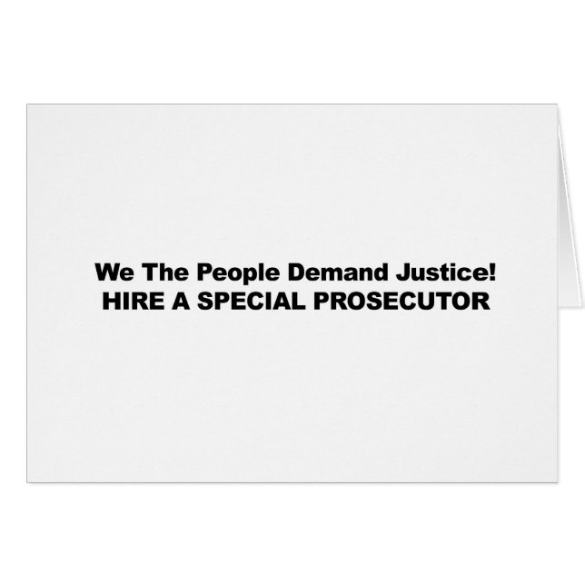 Embaucher un procureur spécial (Devant horizontal)