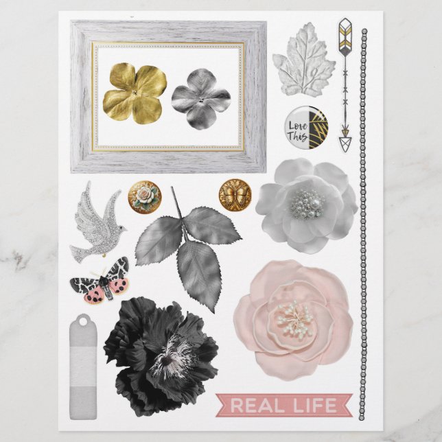 Embellissements "Simple Plaisirs" Set 01 (Devant)