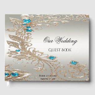 Embellister Gold Blue Stones Livre d'or