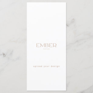 Ember Papier 4x9 Menu Personnalisé Téléchargez vot