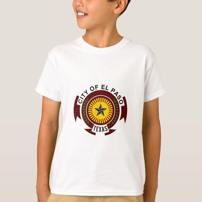 Emblem of City of El Paso, Texas T-Shirt (Devant)