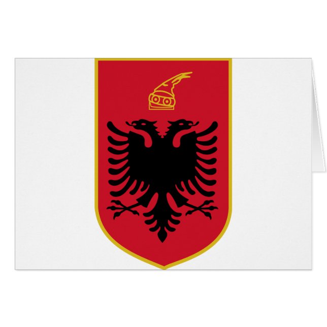 emblème albanique (Devant horizontal)