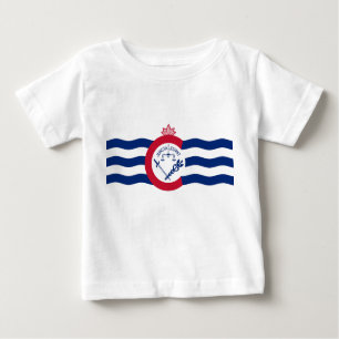 Emblème de Cincinnati, T-shirt bébé de l'Ohio