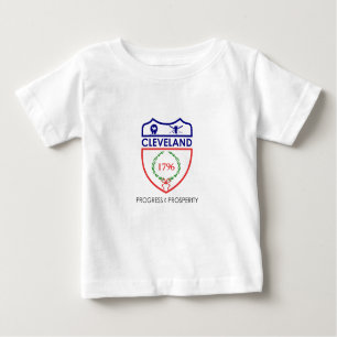 Emblème de Cleveland, Ohio Baby T-Shirt