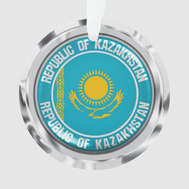 Emblème de la ronde du Kazakhstan (devant)