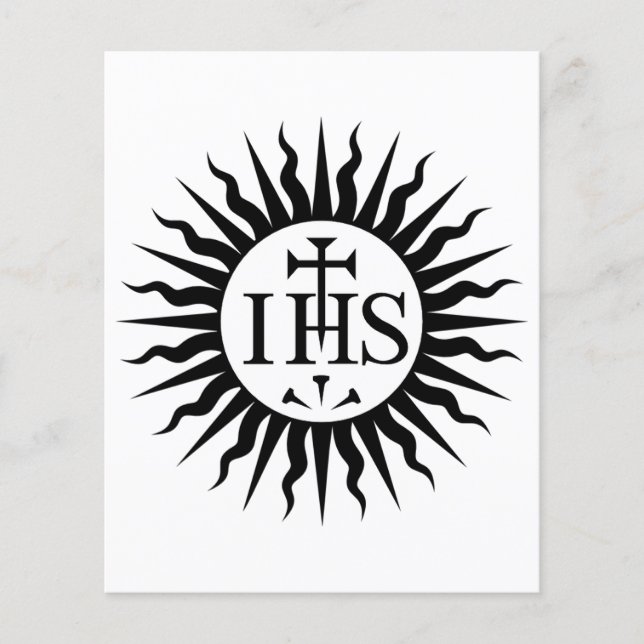 Emblème de la Société de Jésus (Devant)