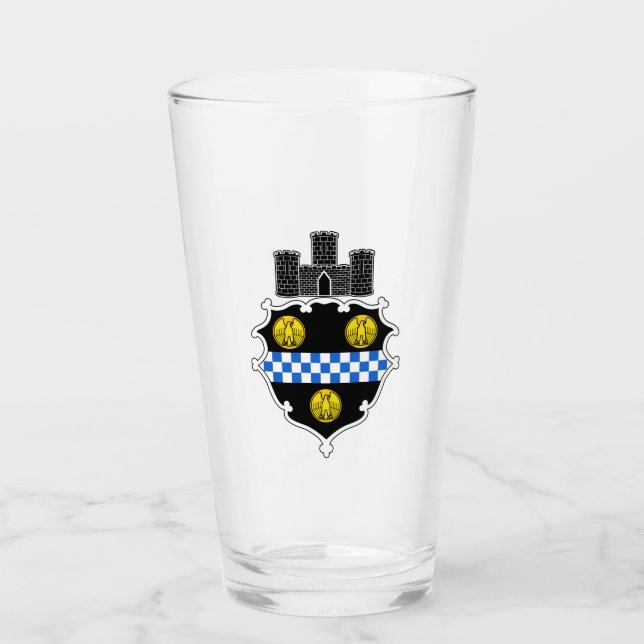 Emblème de Pittsburgh, verre de Pennsylvanie (Devant)