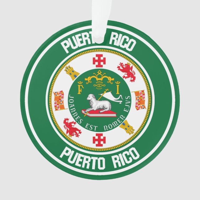 Emblème de ronde Porto Rico (devant)