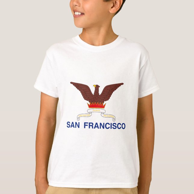 Emblème de San Francisco, Californie T-Shirt (Devant)