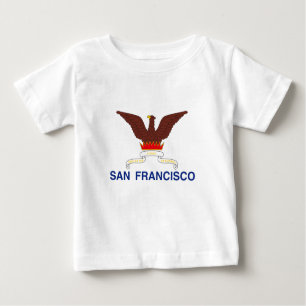 Emblème de San Francisco, Californie T-shirt bébé