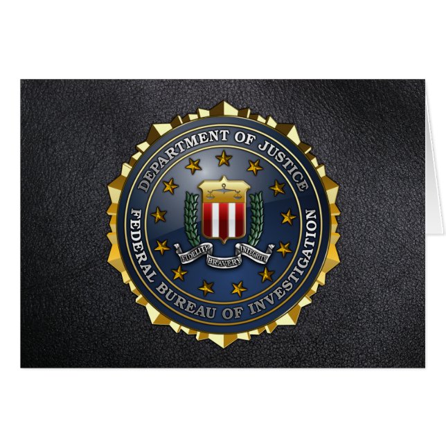 Emblème du FBI (Devant horizontal)