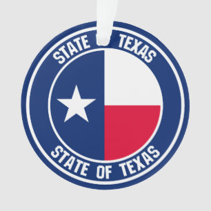 Emblème du Texas Round