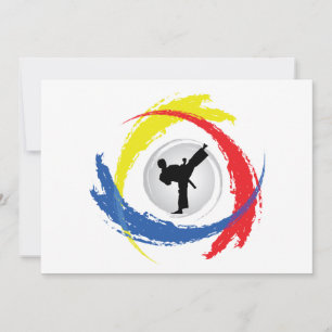 Emblème Karate Tricolor