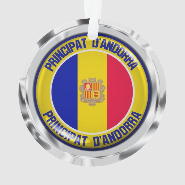Emblème rond Andorre (dos)