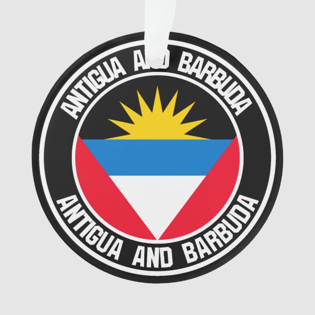 Emblème rond Antigua-et-Barbuda (devant)