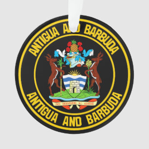 Emblème rond Antigua-et-Barbuda