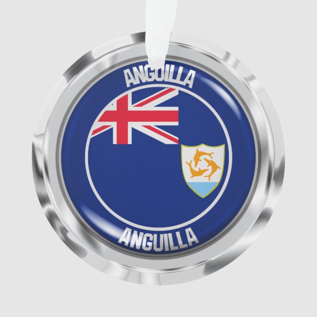 Emblème rond d'Anguilla (devant)