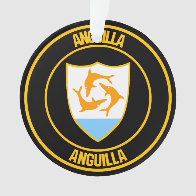 Emblème rond d'Anguilla (devant)