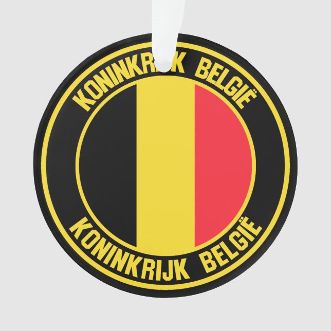 Emblème rond de Belgique (devant)