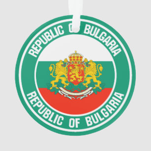 Emblème rond de Bulgarie