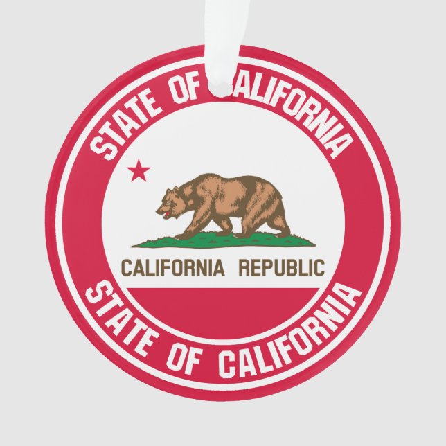 Emblème rond de Californie (devant)
