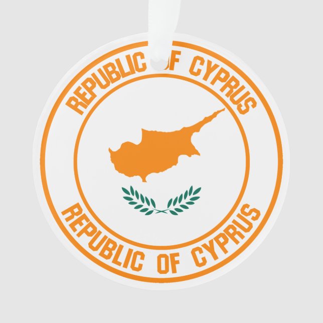 Emblème rond de la Chypre (devant)