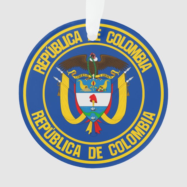 Emblème rond de la Colombie (devant)
