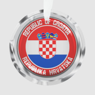 Emblème rond de la Croatie