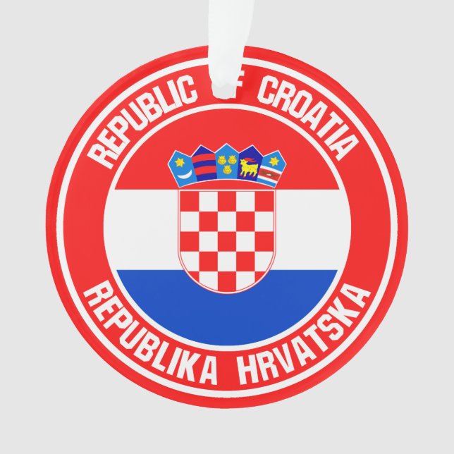 Emblème rond de la Croatie (devant)