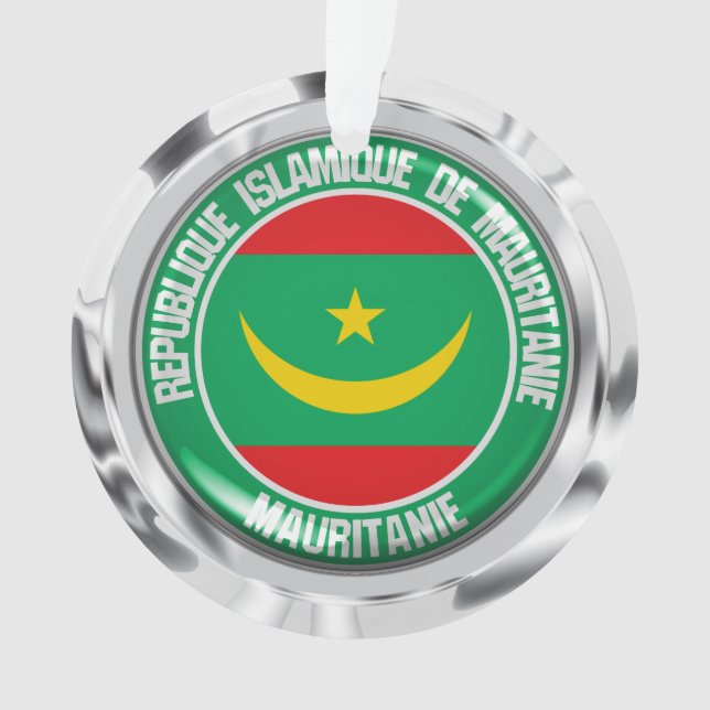 Emblème rond de la Mauritanie (devant)