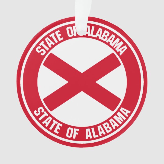 Emblème rond de l'Alabama (devant)