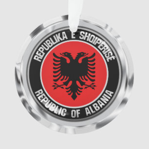 Emblème rond de l'Albanie