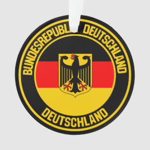Emblème rond de l'Allemagne