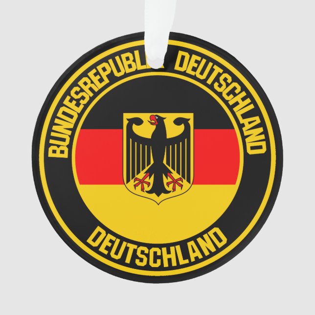 Emblème rond de l'Allemagne (devant)