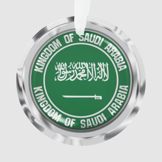 Emblème rond de l'Arabie Saoudite (devant)